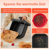 Cosori Airfryer Backpapier Ohne PFAS Und BPA, 100 Stück, 4-7,6L