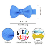 JOYOYO 50 Stück Baby Haarspangen Baby Haarschleifen Mit Voller Schleife Bedeckt Baby Pflege Clips Handwerk 5 Cm Schleife, Kleine Haarspangen Für Baby Feines Haar